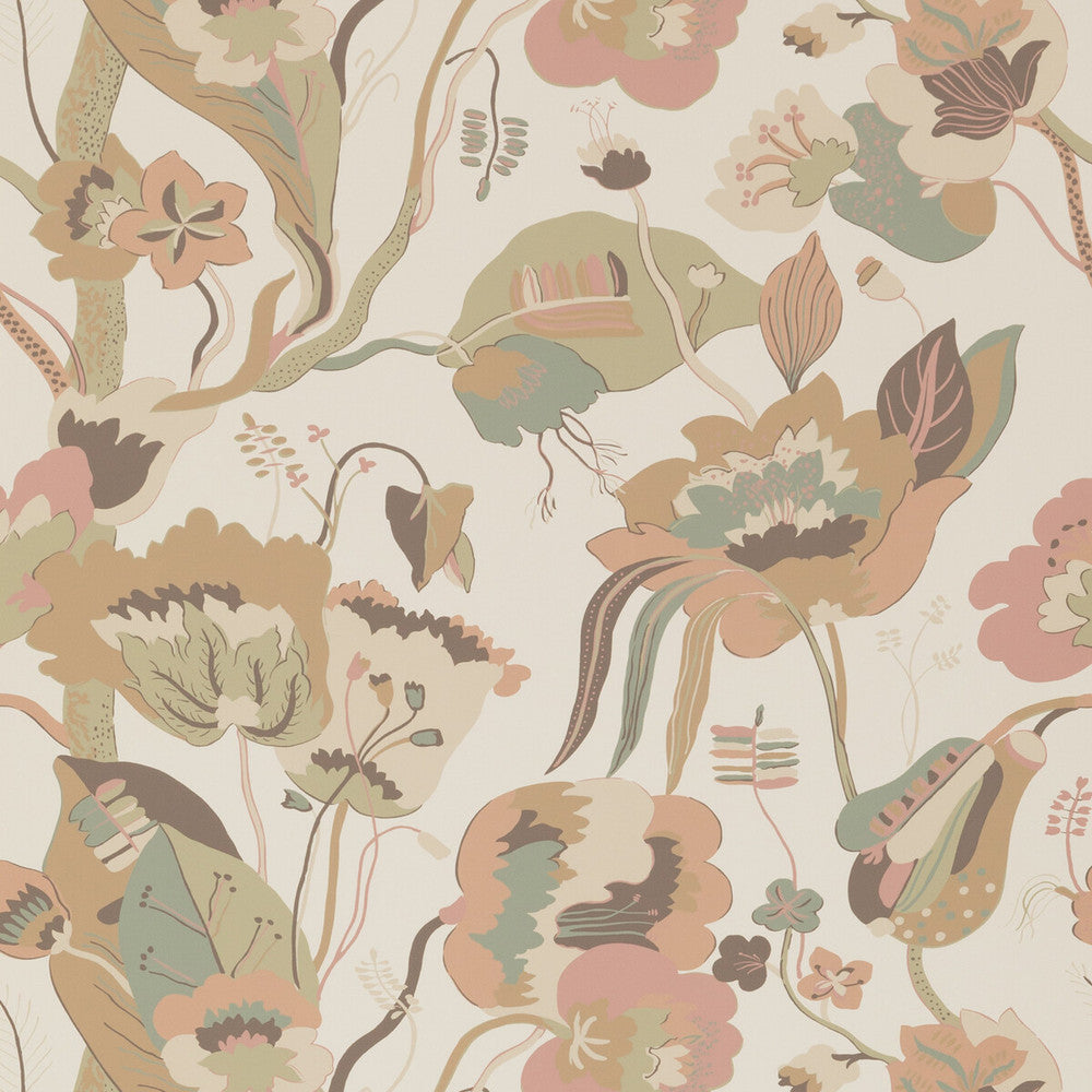 California Vintage by G P & J Baker Designer Wallcovering SIGNATURE PAPER - 100% United Kingdom - Horizontal: 26.989 and Vertical: 24.034 26.989 - Swanky Fabrics -