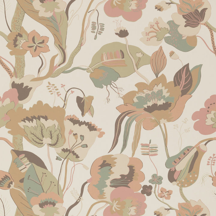 California Vintage by G P & J Baker Designer Wallcovering SIGNATURE PAPER - 100% United Kingdom - Horizontal: 26.989 and Vertical: 24.034 26.989 - Swanky Fabrics -