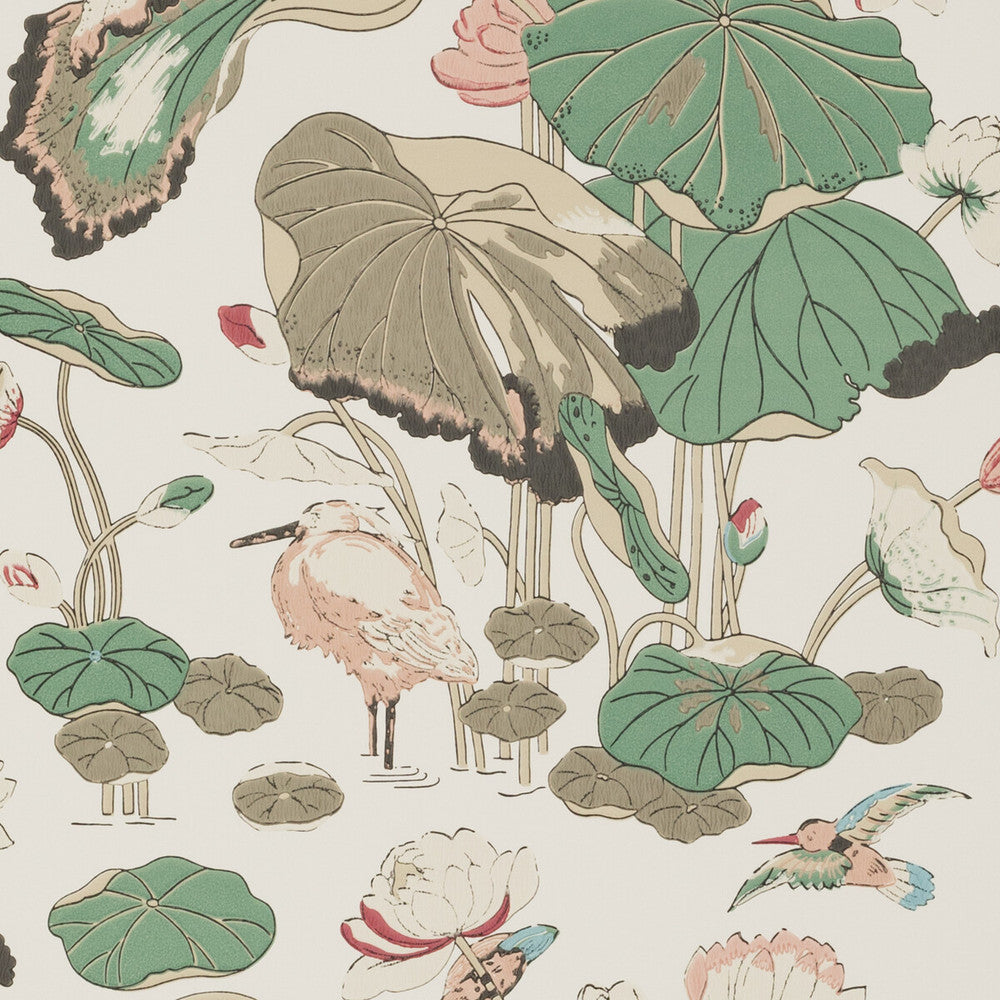 Nympheus Soft Blush by G P & J Baker Wallcovering G P & J Baker Wallcovering Nympheus Soft BlushWallcovering SIGNATURE NON WOVEN - 100% United Kingdom </p><p>Repeat: H: 20.488, V: 24.034 20.488 - Fabric Carolina -