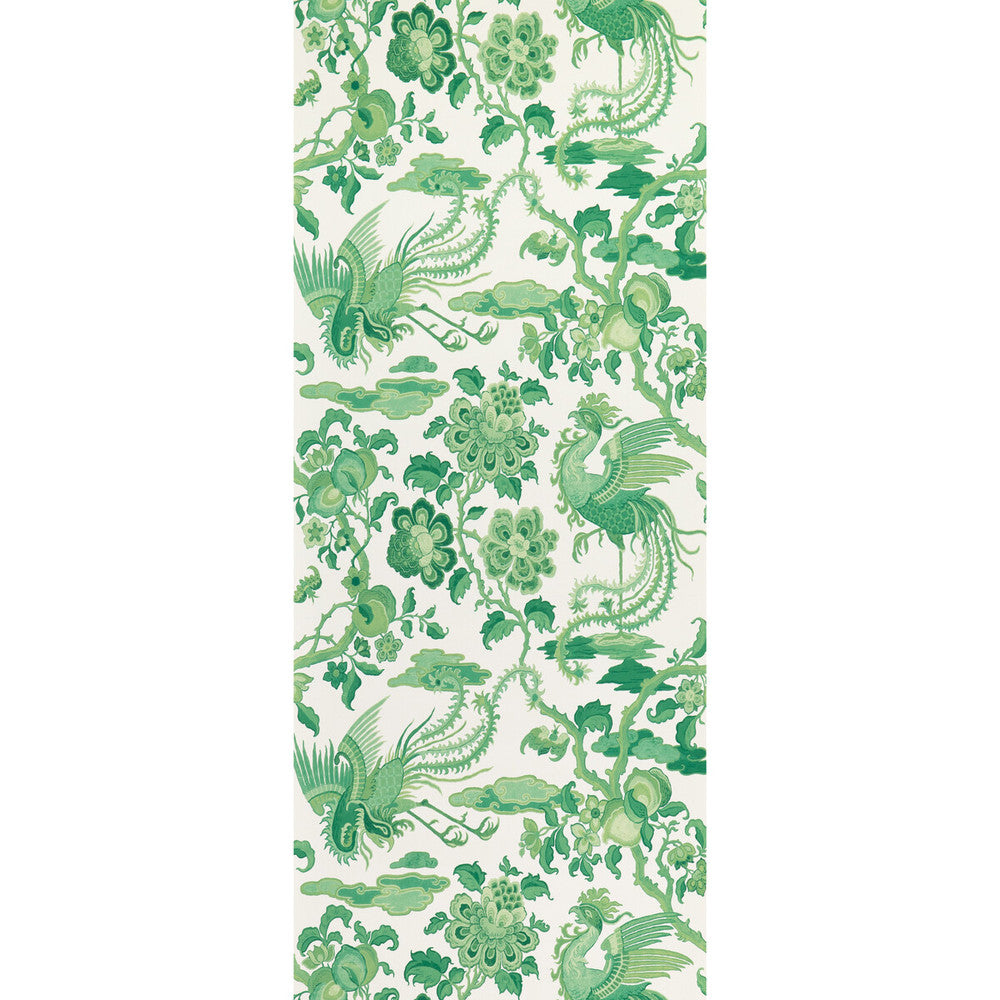 Chifu Emerald by G P & J Baker Wallcovering G P & J Baker Wallcovering Chifu EmeraldWallcovering SIGNATURE II WALLPAPERS NON WOVEN - 100% United Kingdom </p><p>Repeat: H: 20.488, V: 24.034 20.488 - Fabric Carolina -