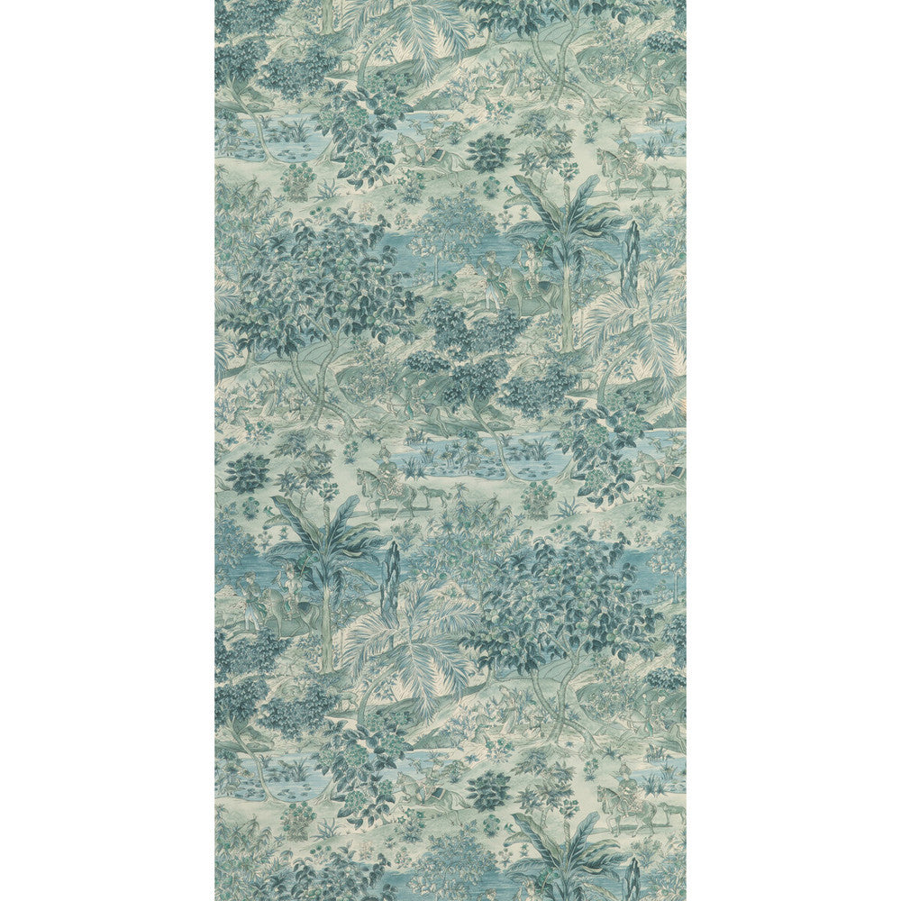 Ramayana Blue by G P & J Baker Wallcovering G P & J Baker Wallcovering Ramayana BlueWallcovering SIGNATURE II WALLPAPERS PAPER - 100% United Kingdom </p><p>Repeat: H: 26.989, V: 36.051 26.989 - Fabric Carolina -