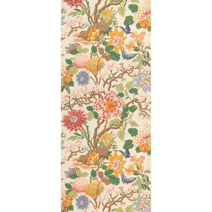 Magnolia Original by G P & J Baker Designer Wallcovering SIGNATURE II WALLPAPERS NON WOVEN - 100% United Kingdom Horizontal: 27.58 and Vertical: 37.627 27.58 - Swanky Fabrics -