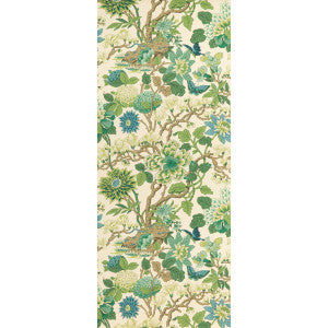 Magnolia Emerald/Teal by G P & J Baker Designer Wallcovering