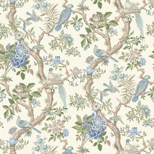 Eltham Blue by G P & J Baker Designer Wallcovering