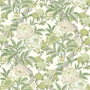 Summer Peony Green by G P & J Baker Designer Wallcovering