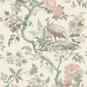 Broughton Rose Blush by G P & J Baker Designer Wallcovering
