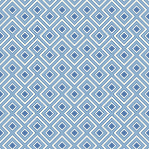 La Fiorentina Small Blue by G P & J Baker Designer Wallcovering