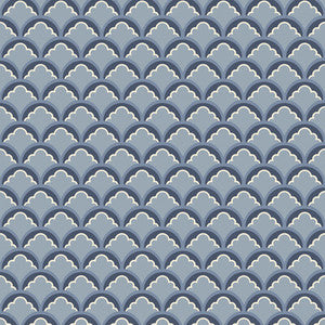 Mount Temple Small Blue by G P & J Baker Designer Wallcovering