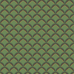 Mount Temple Small Emerald by G P & J Baker Designer Wallcovering