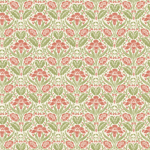 Iris Meadow Pink/Green by G P & J Baker Designer Wallcovering