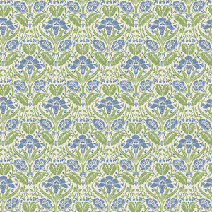 Iris Meadow Blue/Green by G P & J Baker Designer Wallcovering