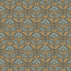 Iris Meadow Aqua/Ochre by G P & J Baker Designer Wallcovering