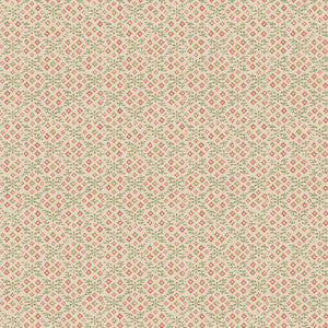 Grantly Red/Green by G P & J Baker Designer Wallcovering