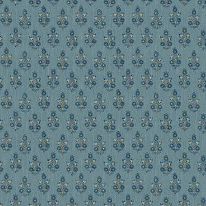 Poppy Sprig Blue by G P & J Baker Designer Wallcovering