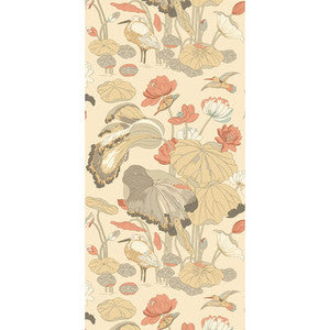 Nympheus Parchment/Blush by G P & J Baker Designer Wallcovering