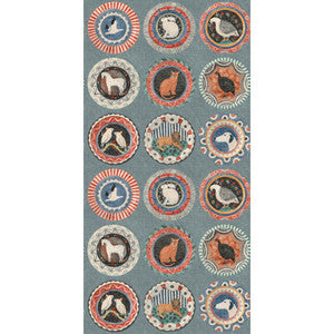 Robina'S Dinner Party Teal BW45126.5.0 By G P & J Baker Designer Wallcovering