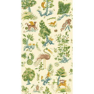 Gertrude Soft Green/Aqua BW45127.5.0 By G P & J Baker Designer Wallcovering