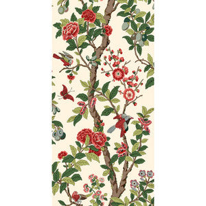 Eldon Red/Green BW45129.5.0 By G P & J Baker Designer Wallcovering