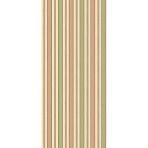 Melbourne Stripe Soft Red/Green BW45131.6.0 By G P & J Baker Designer Wallcovering