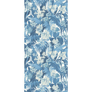 Tropical Floral Blue BW45132.2.0 By G P & J Baker Designer Wallcovering