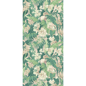 Tropical Floral Blush/Green BW45132.5.0 By G P & J Baker Designer Wallcovering