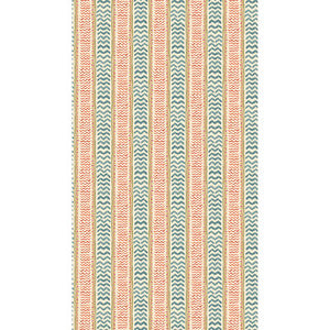Wriggle Room Teal/Spice BW45140.5.0 By G P & J Baker Designer Wallcovering