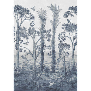 Tall Trees Delft Blue BW45141.2.0 By G P & J Baker Designer Wallcovering