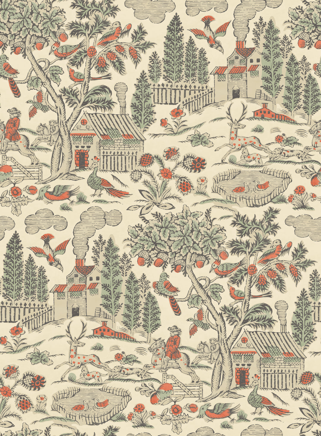 Home Park - Antique BW45143.3.0 by G P & J Baker Designer Wallcovering