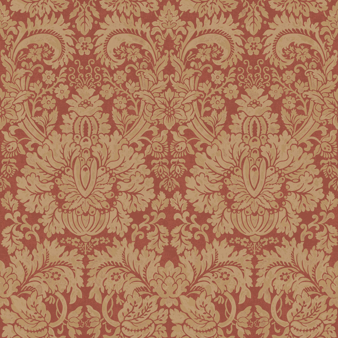 Queen'S Damask - Old Red BW45146.3.0 by G P & J Baker Designer Wallcovering
