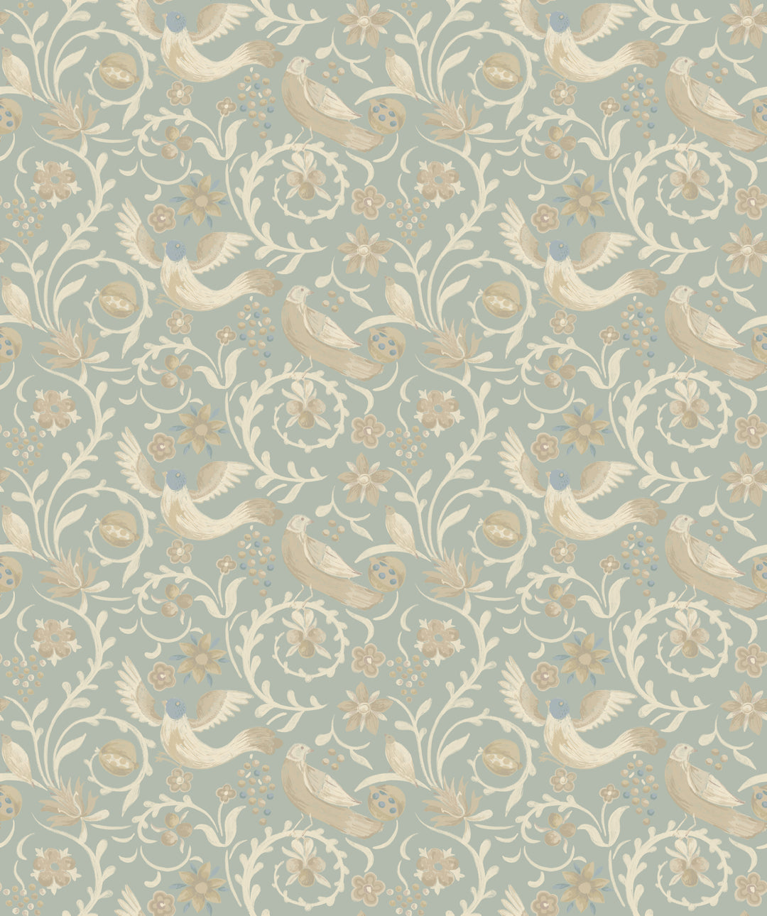 Royal Court - Old Blue BW45149.2.0 by G P & J Baker Designer Wallcovering