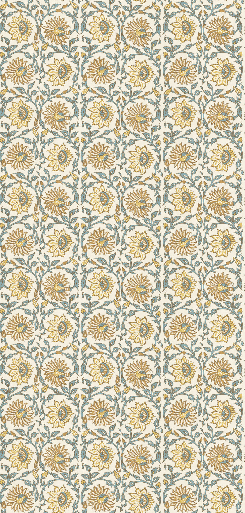 Cecily - Ochre/Teal BW45159.4.0 by G P & J Baker Designer Wallcovering