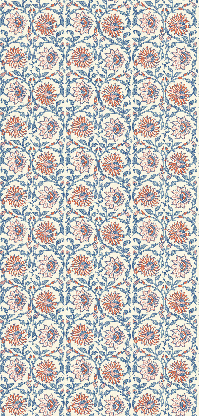 Cecily - Red/Blue BW45159.5.0 by G P & J Baker Designer Wallcovering