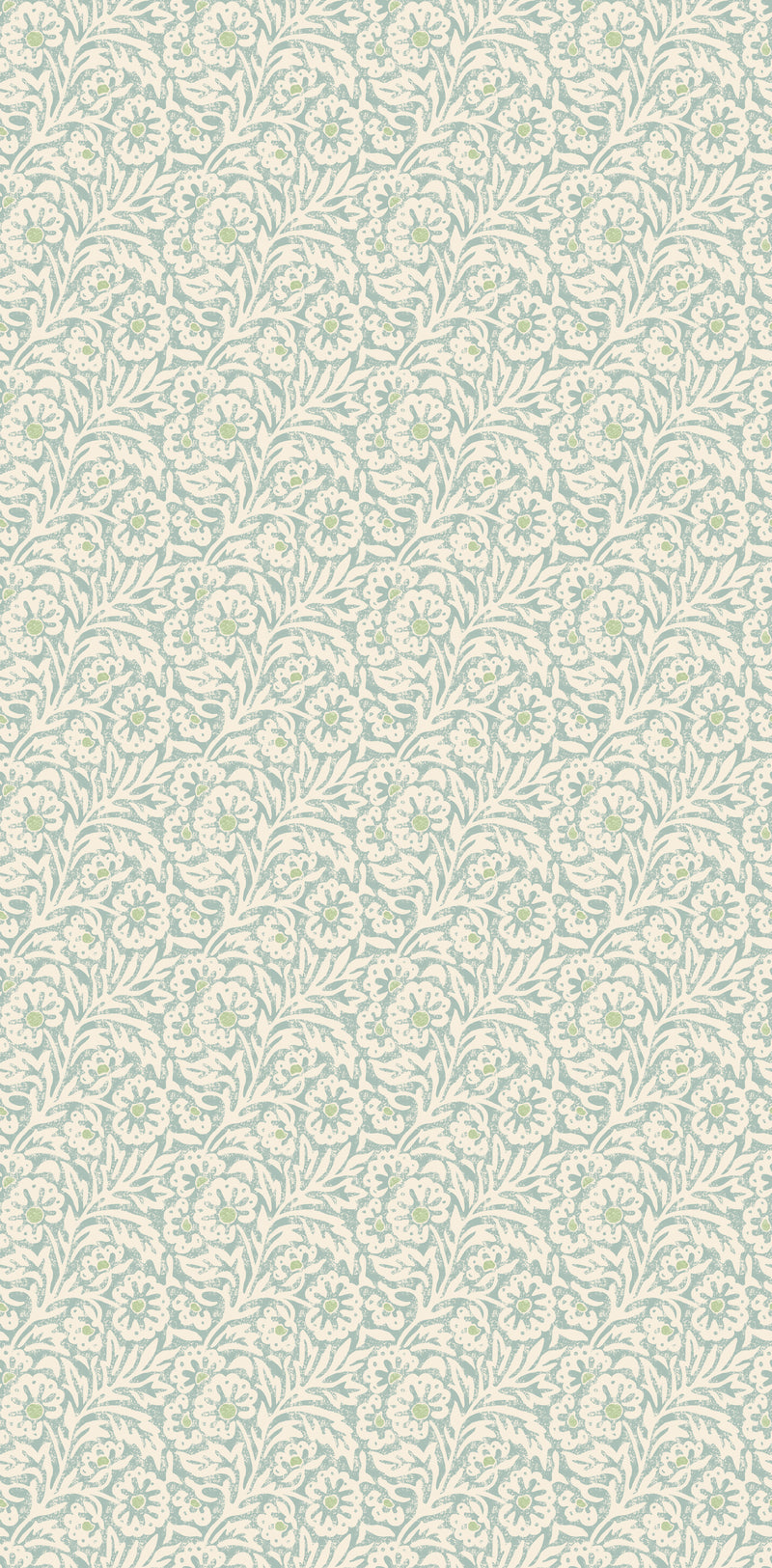 Flower Patch - Aqua BW45160.2.0 by G P & J Baker Designer Wallcovering