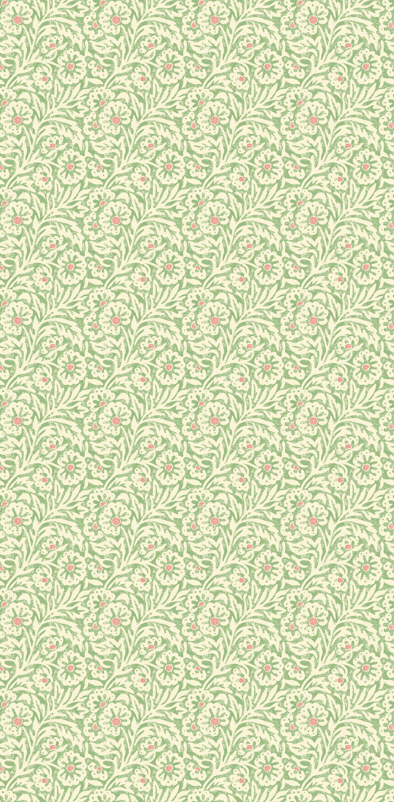 Flower Patch - Green BW45160.3.0 by G P & J Baker Designer Wallcovering