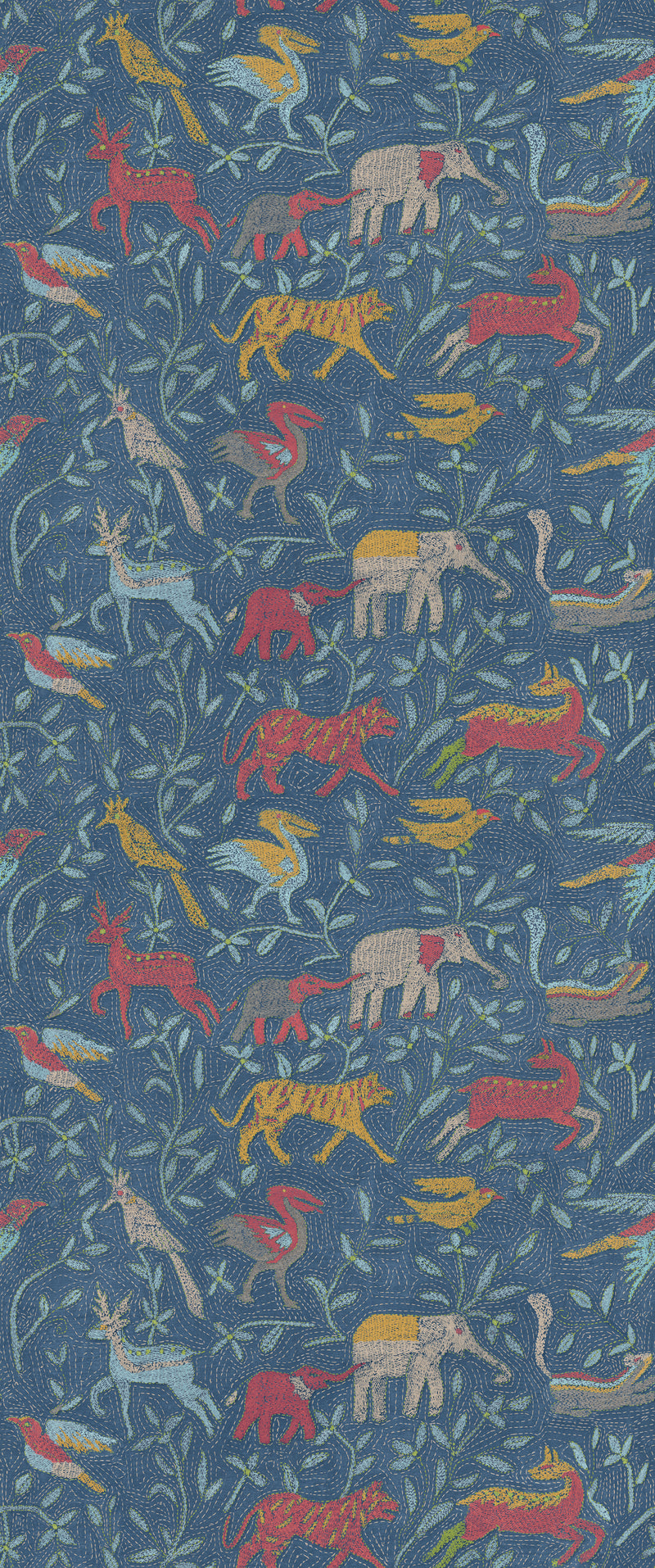 Noah'S Ark - Indigo BW45166.5.0 by G P & J Baker Designer Wallcovering