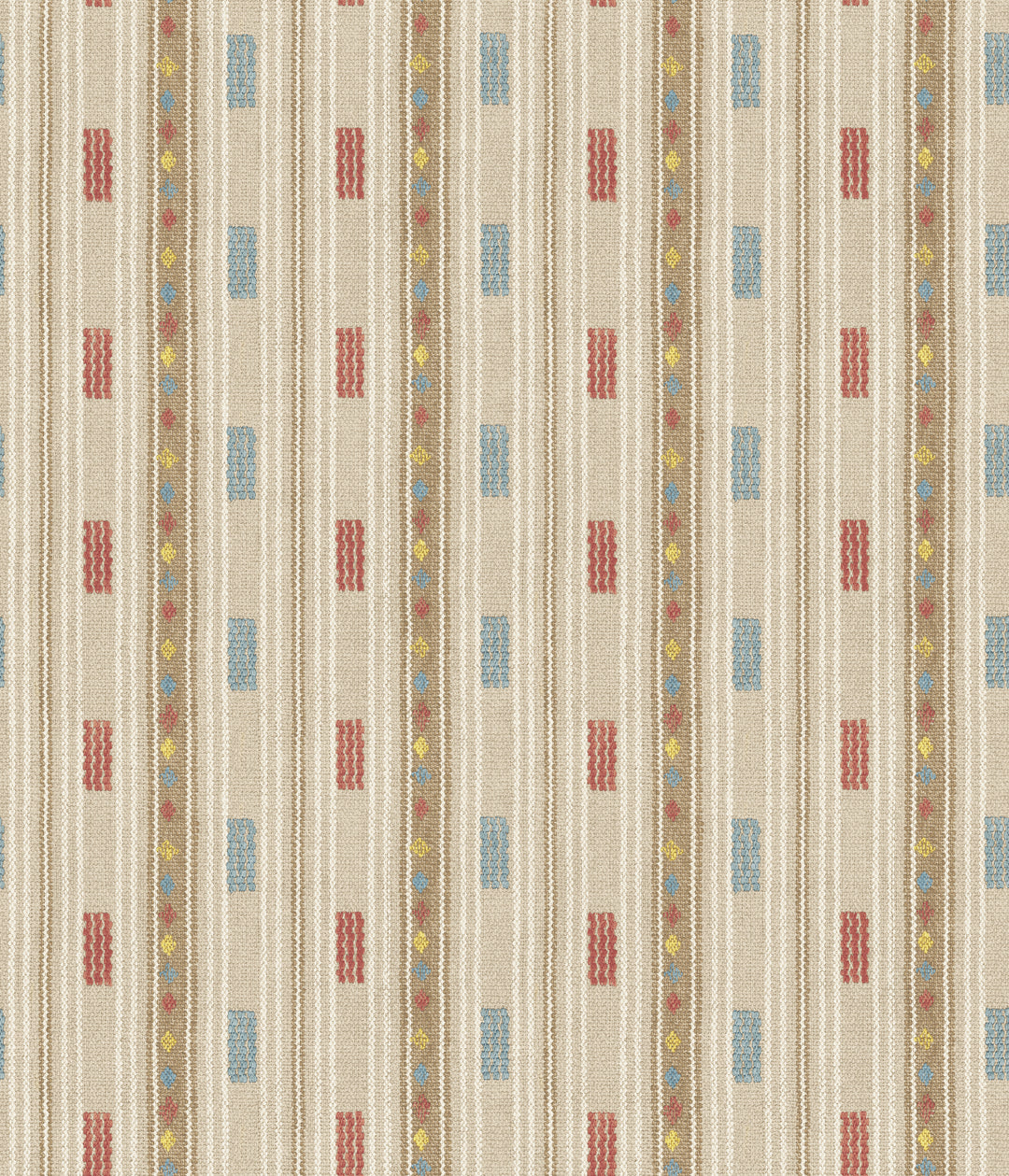 Tradewind - Red/Blue BW45167.3.0 by G P & J Baker Designer Wallcovering