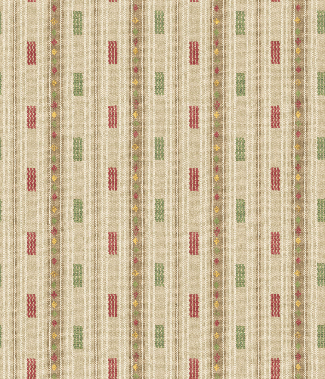 Tradewind - Red/Green BW45167.4.0 by G P & J Baker Designer Wallcovering