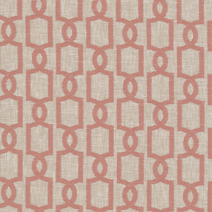 Byecroft 2 Clay by Stout Designer Fabric RAINBOW LIBRARY GINGER/POPPY 67%POL 33%COT INDIA Horizontal: 3.375 and Vertical: 3.000 54 in - Swanky Fabrics -