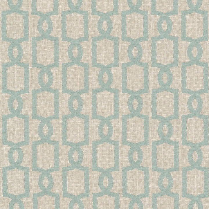 Byecroft 3 Seamist by Stout Designer Fabric RAINBOW LIBRARY VAPOR/SEAGLASS 67%POL 33%COT INDIA Horizontal: 3.375 and Vertical: 3.000 54 in - Swanky Fabrics -