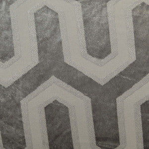 Baroque A Steel by Europatex Designer Fabric
