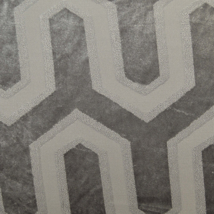 Baroque A Steel by Europatex Designer Fabric Baroque 100% Polyester 5" H, 5.75" V 114.00 inches - Swanky Fabrics -