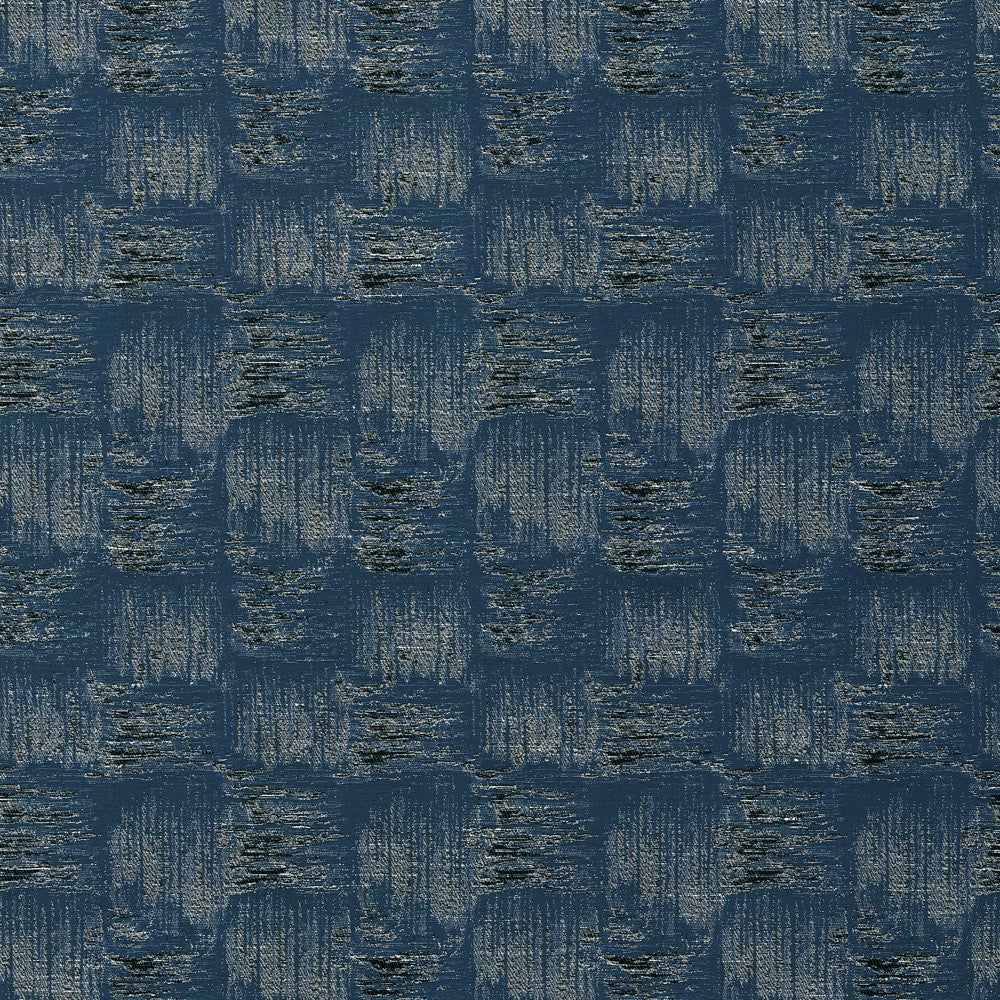 Calistoga C Dark Blue by Europatex Designer Fabric Calistoga 17% Viscos, 83% Polyester China Horizontal: 5" and Vertical: 9.9" 55" - Swanky Fabrics -