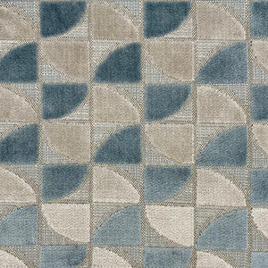 Pinwheel Sky Blue by Europatex Designer Fabric