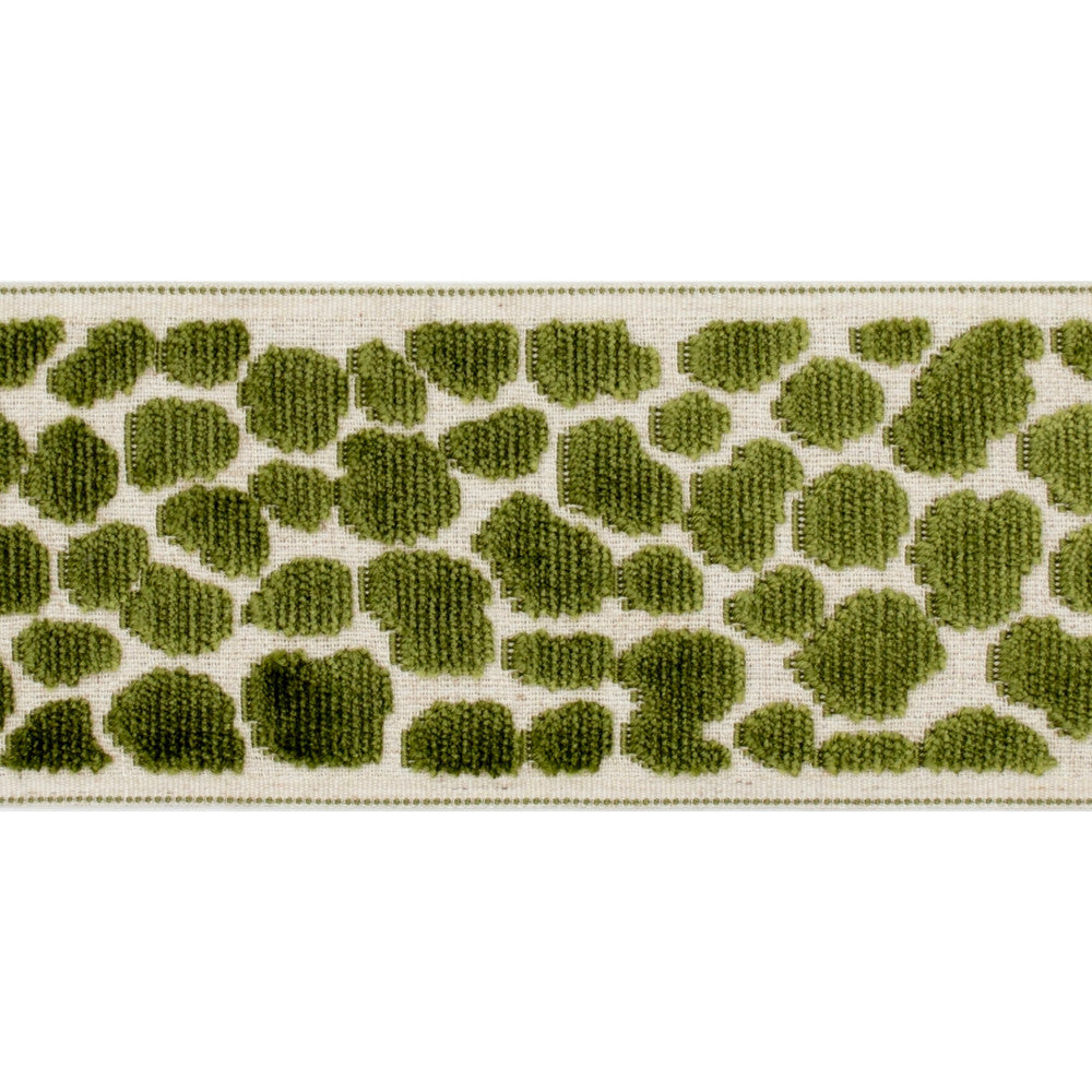 Alpas Lime by Europatex Designer Fabric Alpas 100% Polyester 3.50 inches - Swanky Fabrics -