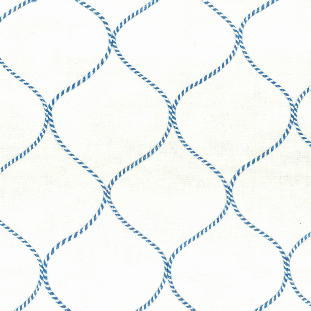 Cable 1 Denim by Stout Designer Fabric COMFORTABLE LIVING DENIM/NAVY 100%COT INDIA Horizontal: 4.5 and Vertical: 5.5 54 in - Swanky Fabrics -