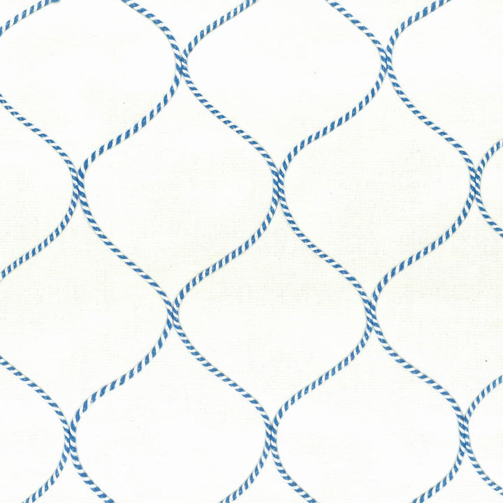 Cable 1 Denim by Stout Designer Fabric Comfortable Living Denim/Navy 100% Cotton INDIA Horizontal: 4.5 and Vertical: 5.5 54 in - Swanky Fabrics -