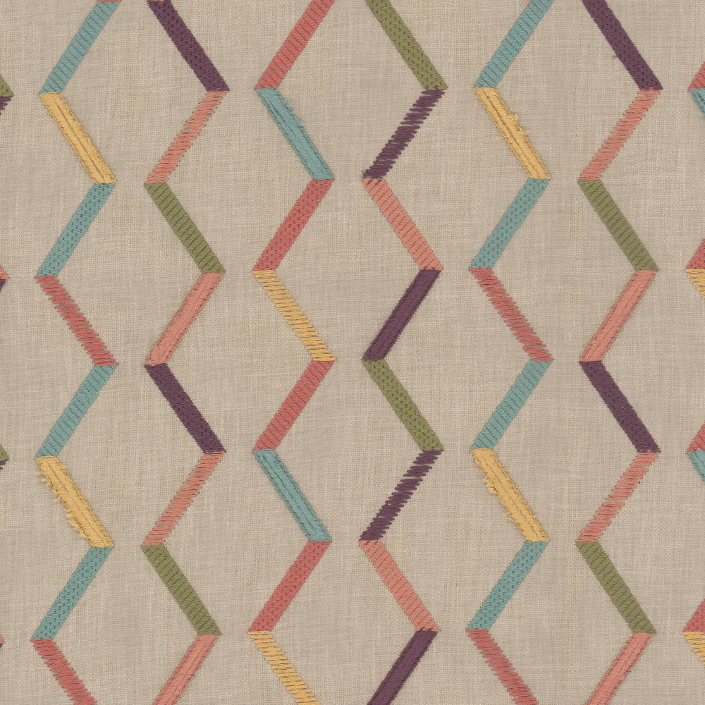 Cafferty 1 Partytime by Stout Designer Fabric RAINBOW LIBRARY GINGER/POPPY 50%POL 50%COT %PEMB INDIA FLAME RETARDANT-U.F.A.C. CLASS 1 CATB 117-2013 Horizontal: 7.375 and Vertical: 6.375 52 in - Swanky Fabrics -