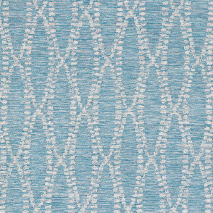 Camber Turquoise by Bella-Dura Designer Fabric  100% BELLA DURA POLYOLEFIN USA 70000 H: 3.5'' V: 7.5'' 55.5''  - Swanky Fabrics -