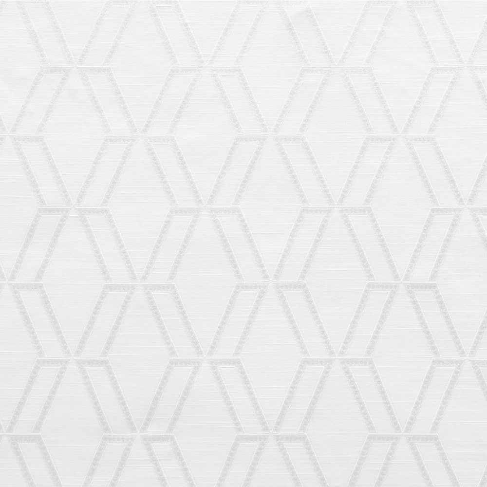 Cambridge A Pure White by Europatex Designer Fabric Cambridge 100% Polyester 5" H, 5" V 110.00 inches - Swanky Fabrics -