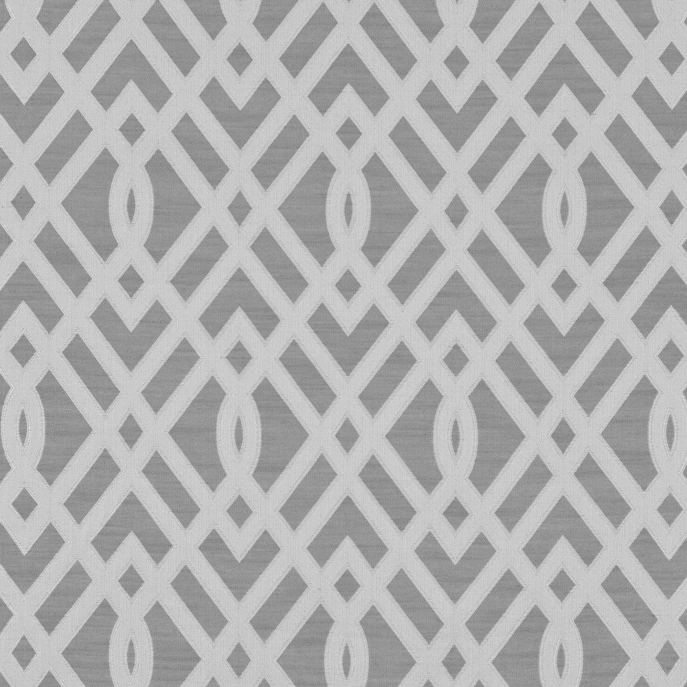 Cambridge C Gray by Europatex Designer Fabric Cambridge 100% Polyester 7.5" H, 14" V 110.00 inches - Swanky Fabrics -